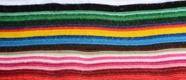 Wool Viscose Superior Felt - 18"/46cms squares - copy