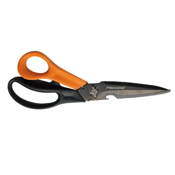 Fiskars branded: Cuts+More™ - Multifunctional Household Scissors 23cm / 9in