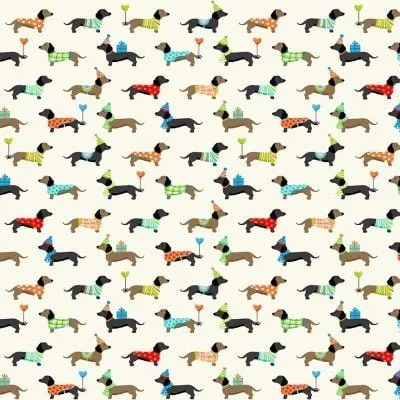 100% Cotton for crafting ' Furry Friends Theme' per 1/2mt - Image 6