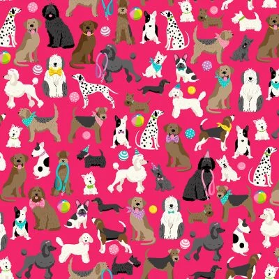 100% Cotton for crafting ' Furry Friends Theme' per 1/2mt