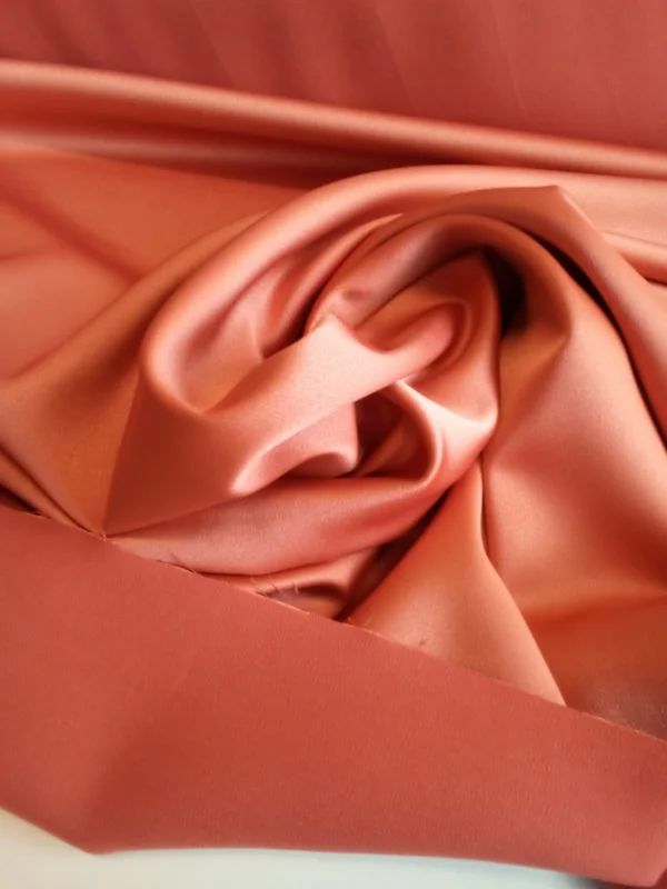 Polyester Spandex Stretch Venetian Satin Faille