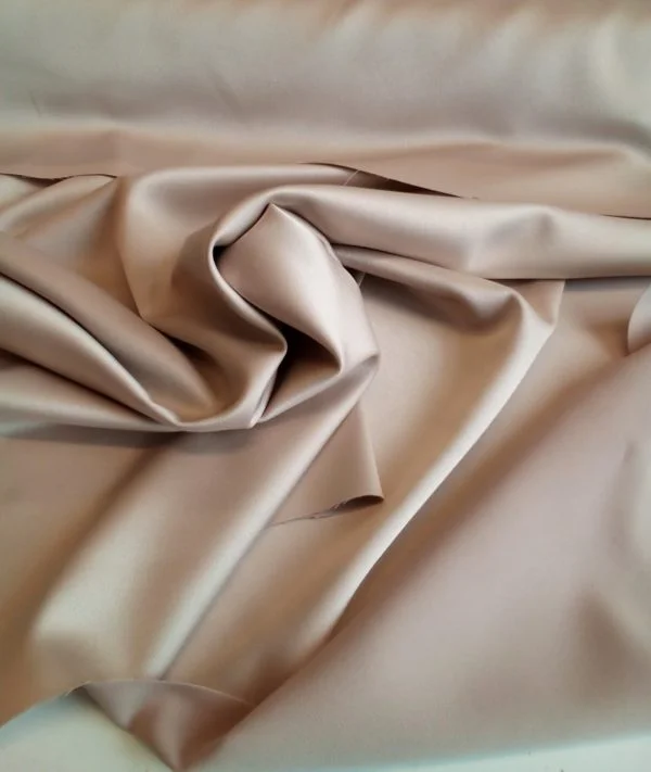 Polyester Spandex Stretch Venetian Satin Faille - Image 3