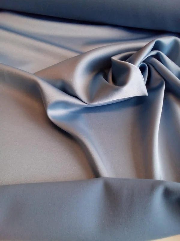 Polyester Spandex Stretch Venetian Satin Faille - Image 4