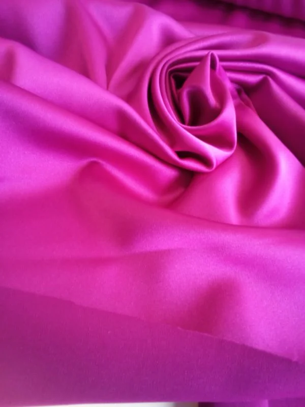 Polyester Spandex Stretch Venetian Satin Faille - Image 5