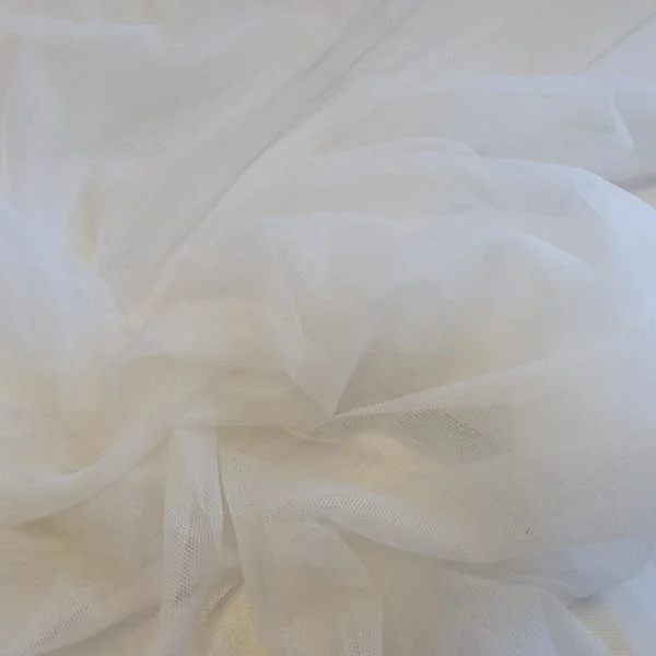 Soft wide width Veiling Tulle in Ivory - Image 2