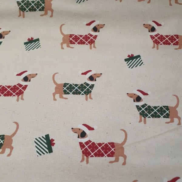 Christmas Scandi Cottons by John Louden sold per 1/2mt - Image 4