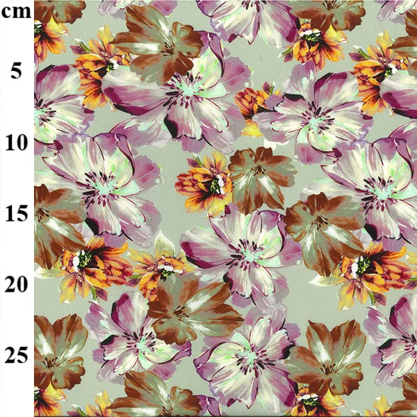 Digital Printed Viscose Poplin Challis - Image 2