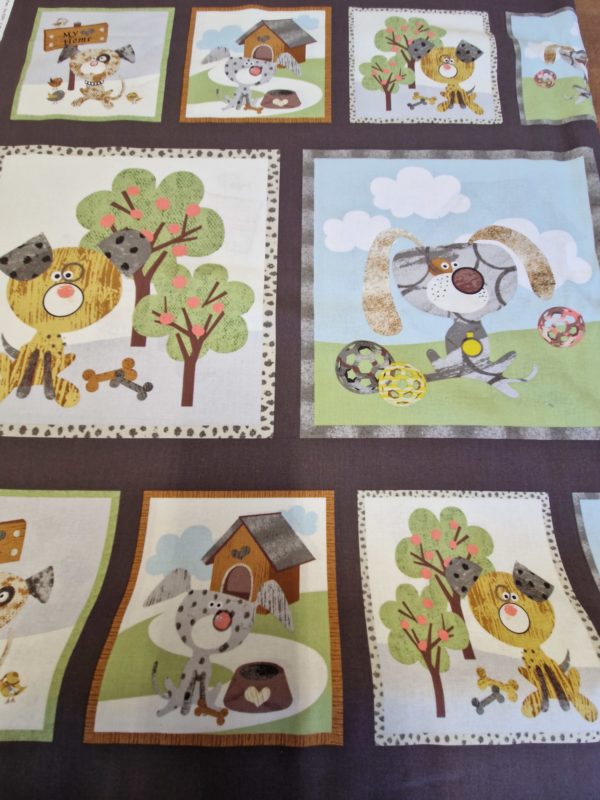 Good Doggie Quilting panel and co-ordinates by Blank Textiles - Image 3