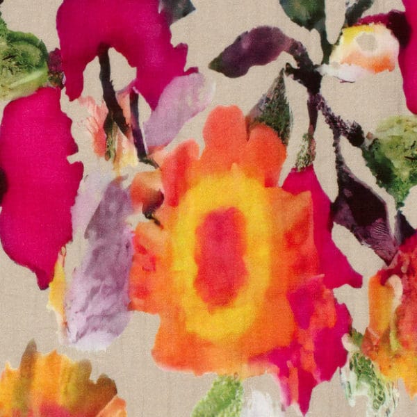 Viscose Nylon Twill Floral in Bright Florals - Image 5