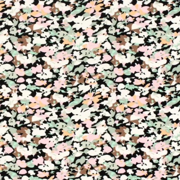 'Pretty Pastels' Ditsy Floral crepe