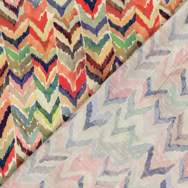 Viscose Nylon 'Zig Zag' textured crepe - Image 6