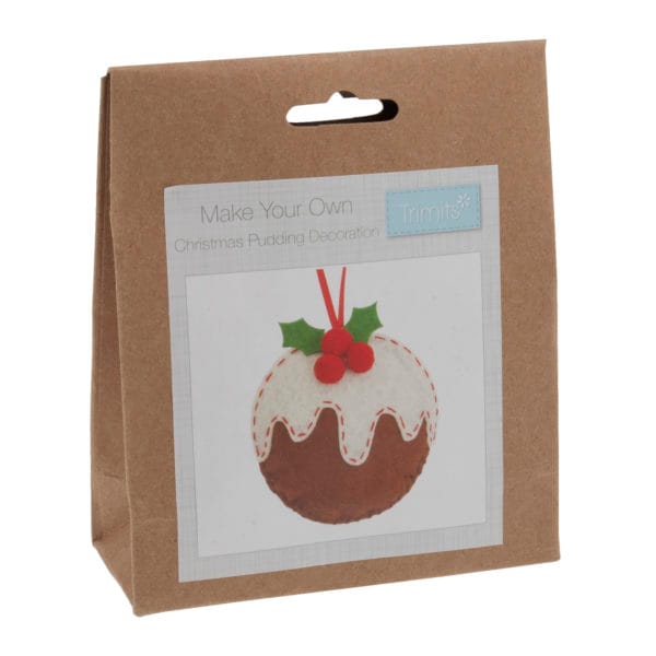 Felt Christmas Decoration Kit: Christmas Pudding - Image 2