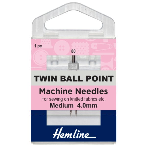 Universal Twin Sewing Machine Needles by Hemline - Image 3