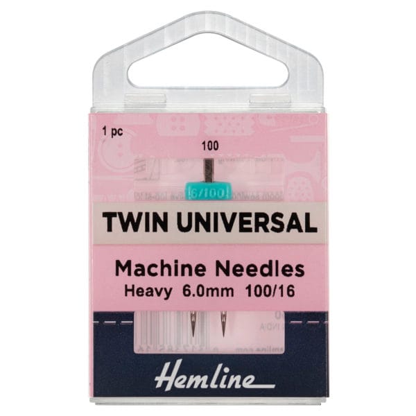 Universal Twin Sewing Machine Needles by Hemline - Image 2