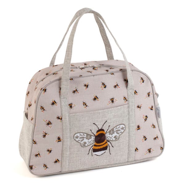 Sewing Machine Bag with Embroidered Bee